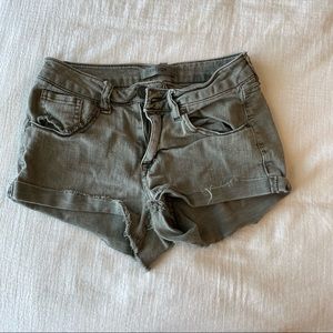 Grey demin shorts